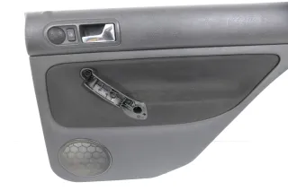 1x VW Golf 4 1J Kombi Türverkleidung Verkleidung Tür hinten rechts schwarz  b - Bild 5