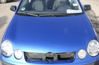 VW Polo 9N Motorhaube Klappe vorne blau LA5M bisca.Bj.2004 - Bild 1