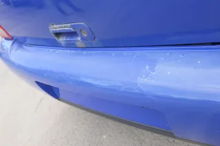 VW Lupo Stoßstange hinten Heckstoßstange Stoßfänger blau jazzblue lW5Z - Bild 2