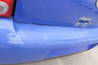 VW Lupo Stoßstange hinten Heckstoßstange Stoßfänger blau jazzblue lW5Z - Bild 6