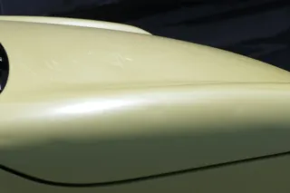 VW Lupo Motorhaube KLappe vorne gelb LD1B Frontklappe Haube - Hagel Dellen! - Bild 2
