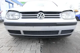 VW Golf 4 Stoßstange vorne Stoßfänger vorn vorne silber LB7Z satinsilber c - Bild 1