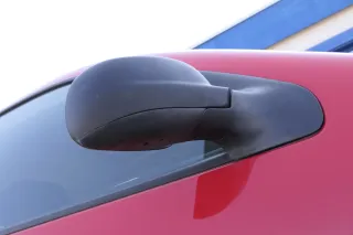 VW Golf 4 Bora manueller Spiegel vorne rechts Außenspiegel schwarz matt Glas - Bild 2