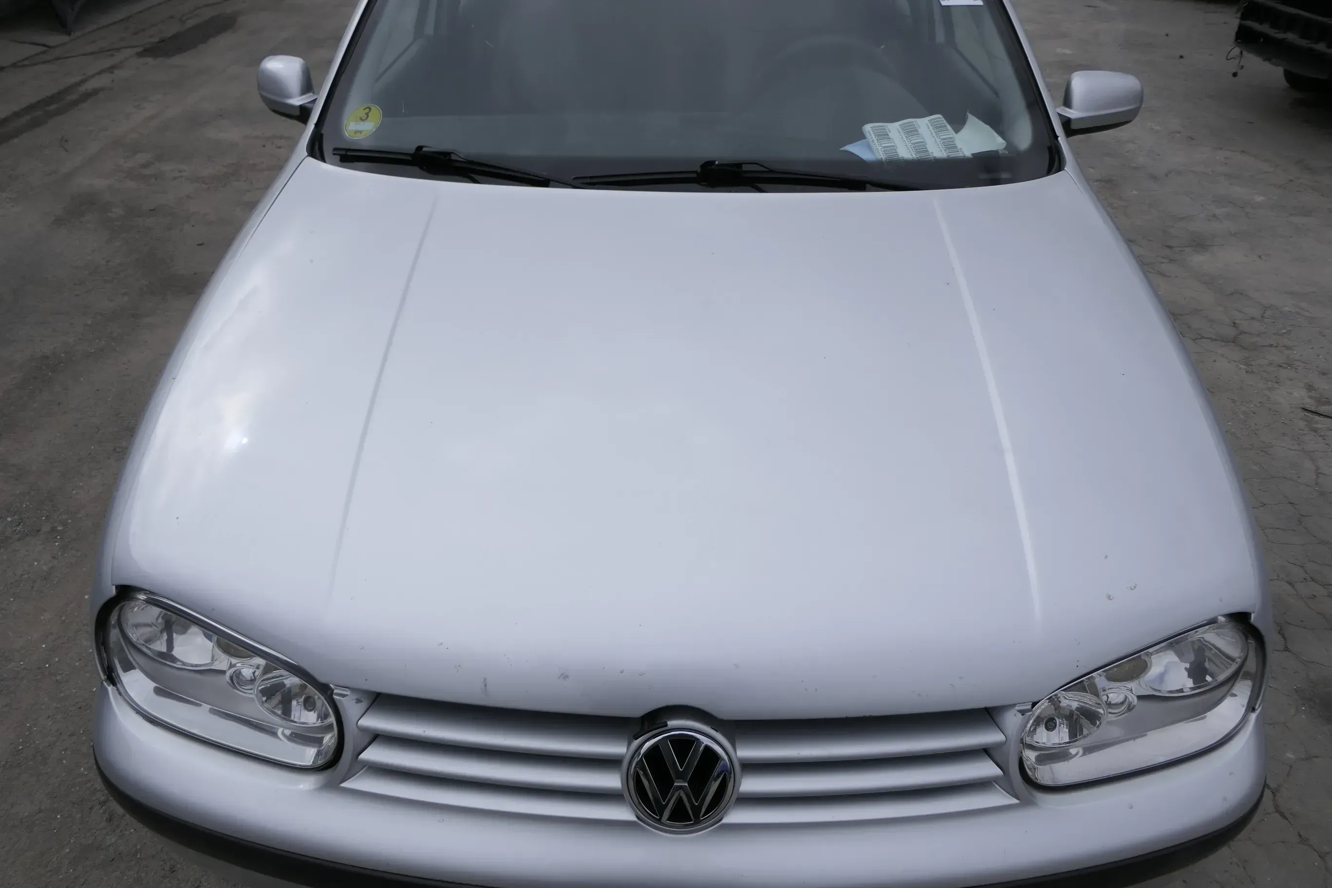 VW Golf 4 Motorhaube Haube Klappe vorne silber grau LA7W grau reflexsilber 15615 - Bild 1