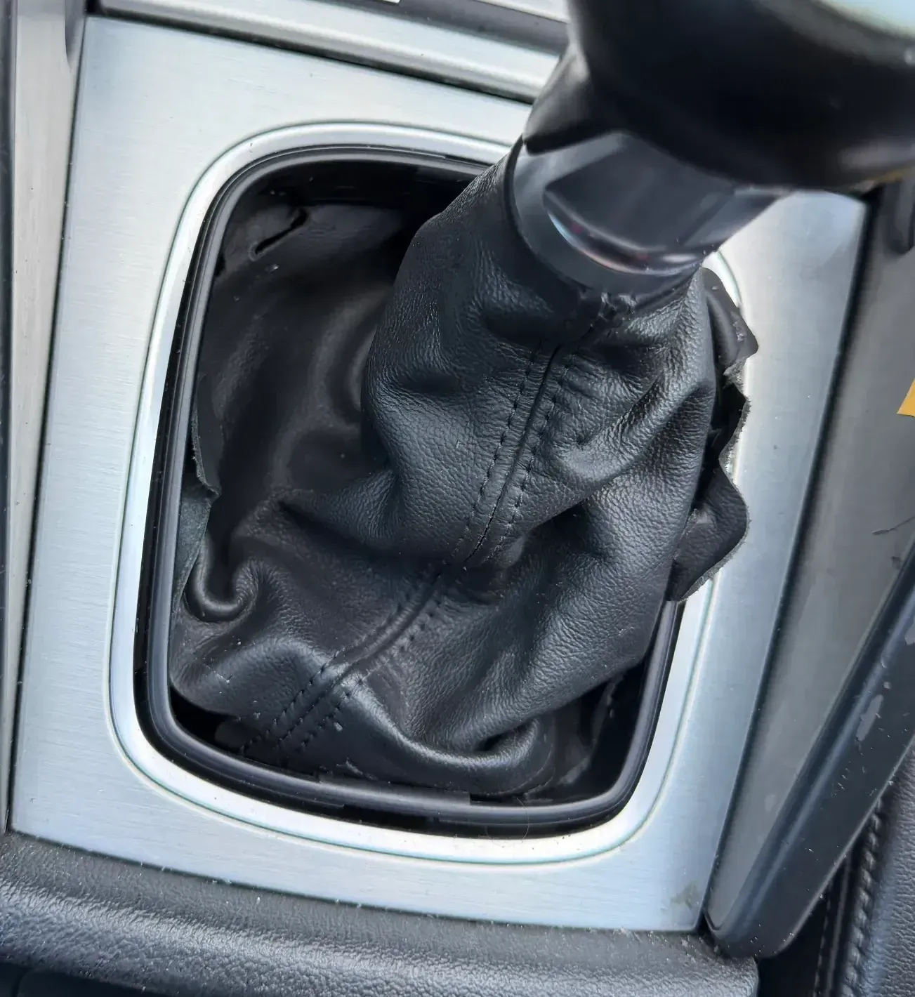 Audi A3 8P Abdeckung Rahmen für Schaltknauf dekor silber chrom S-line - Bild 1