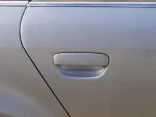 Audi A6 4B C5 Tür Türblatt hinten rechts nur Türblatt silber LY7W -ohneAnbauteil - Bild 4