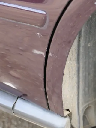 A4 B5 Tür nur Türblatt hinten links blau lila LY3K Kombi od Limo - Bild 5