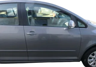 VW Golf Plus 5M Tür vorne rechts Beifahrertür grau LA7T Türblatt + Rahmen - Bild 1