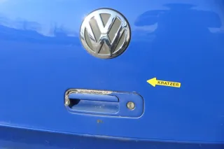Golf 4 Limousine Heckklappe Kofferraumklappe Klappe hinten blau LW5Z -ohneAnb - Bild 3