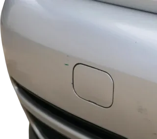 Polo 6N Stoßstange vorne breite Styling XXL Frontstoßstange silber LB7Z +Gitter - Bild 5