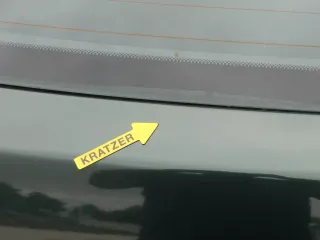 Fabia 6Y6 Schrägheck Heckklappe Kofferraumklappe hinten grün LF8T Scheibe - Bild 11