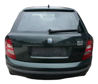 Fabia 6Y6 Schrägheck Heckklappe Kofferraumklappe hinten grün LF8T Scheibe - Bild 1