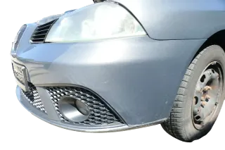 Seat Ibiza 6L Stoßstange Frontstoßstange vorne grau LS7Z ab Ende 2006 Facelift - Bild 4