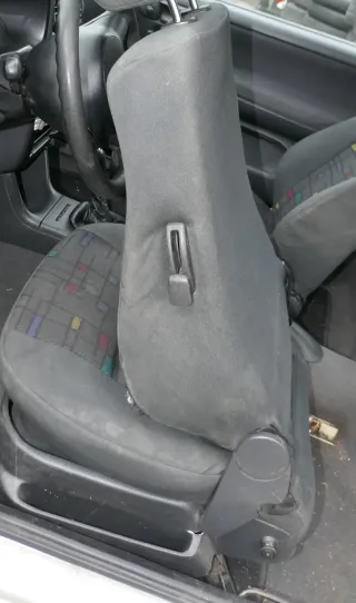 Polo 6N 6N2 Seat Ibiza 6K Golf 3 Sitz vorne links Fahrersitz 2/3-Türer grau - Bild 6