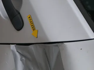 Golf 5 V 1K Tür Türrahmen hinten links 4/5-Türer grau silber LA7W -ohneAnbautei - Bild 3