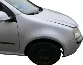 VW Golf 5 V 1K Kotflügel vorne rechts silber LA7W - Bild 1