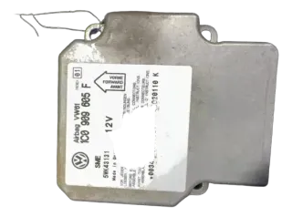 VW Golf 4 Bora Steuergerät Airbag Airbagsteuergerät 1C0909605F 01 002 Kopfairbag - Bild 1