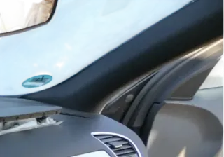 2x A4 8K A-Säulen Verkleidung rechts vorne links Abdeckung oben schwarz - Bild 3