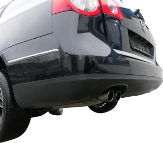 VW Passat 3C Kombi Stoßstange hinten Heckstoßstange schwarz LC9X Stoßfänger - Bild 13