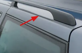 Golf 4 Dachdichtung Dichtung Dach oben links Kombi Dachleiste HINTEN Abdeckleist - Bild 1