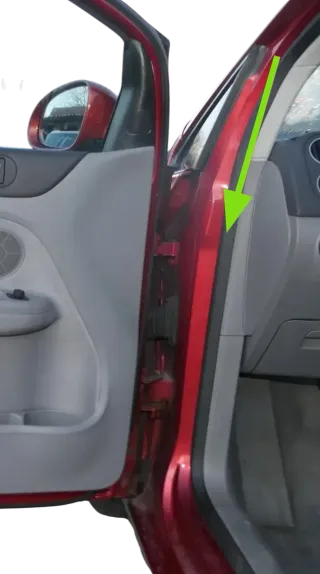 VW Golf Plus 5M Türdichtung Dichtung Tür vorne links Fahrertür - Bild 2