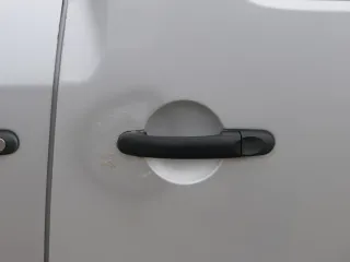 VW Caddy 3 2k Beifahrertür Tür hinten links silber LA7W Schiebetür Scheibe - Bild 3