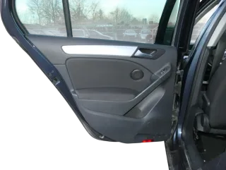 1x VW Golf 6 5K Türverkleidung Verkleidung Tür hinten links 4/5-Türer schwarz - Bild 1