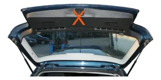 Golf 4 Limousine Heckklappe Kofferraumklappe Klappe hinten grün LC6X -ohneAnb - Bild 5