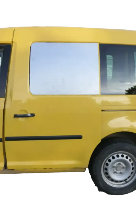 VW Caddy 3 2k Beifahrertür Tür hinten links gelb Post L132 Schiebetür