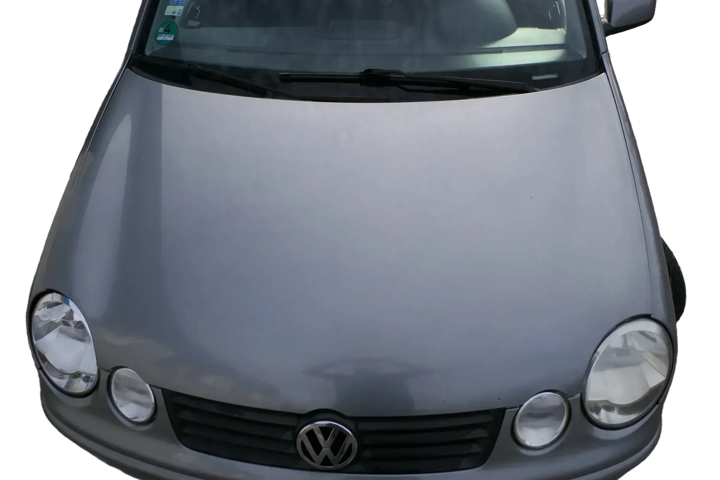 VW Polo 9N Motorhaube Klappe vorne silber grau LD7W bisca.Bj.2004 - Bild 1