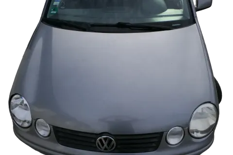 VW Polo 9N Motorhaube Klappe vorne silber grau LD7W bisca.Bj.2004