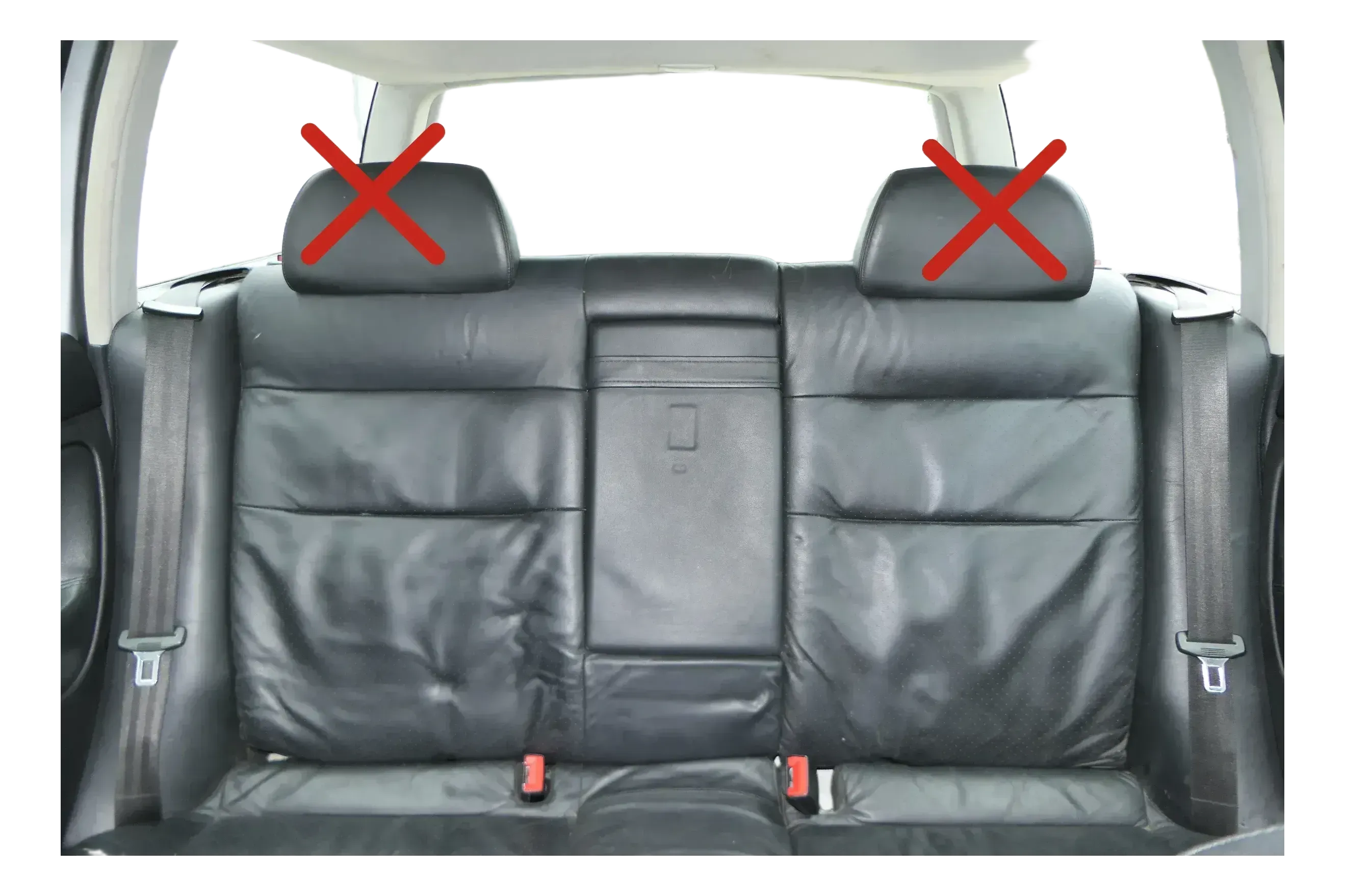VW Passat 3B 3BG Kombi Sitz Rückbank Rücksitzbank Sitzfläche Sitze Leder schwarz - Bild 1
