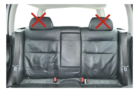 VW Passat 3B 3BG Kombi Sitz Rückbank Rücksitzbank Sitzfläche Sitze Leder schwarz