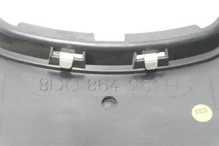 A4 B5 Rahmen um Schaltknauf Schaltsack Schaltung Schaltknüppel Facelfit schwarz - Bild 3