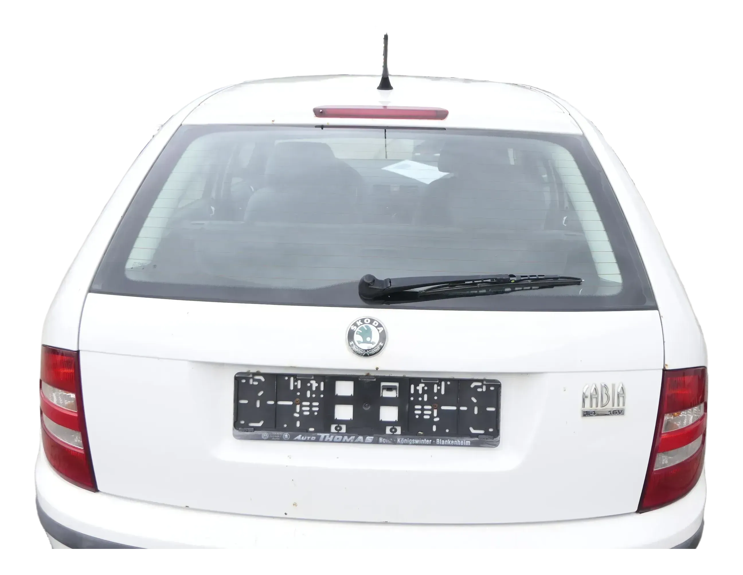 Skoda Fabia 6Y Combi Kombi Heckklappe Kofferraumklappe Klappe weiß LF9E - Bild 1