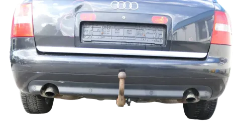 A6 4B Kombi Avant Stoßstange hinten Heckstoßstange schwarz LZ9W Facelift + PDC