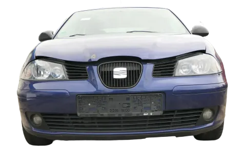 Seat Ibiza 6L Stoßstange Frontstoßstange vorne blau LS5S bis caAnfang2006