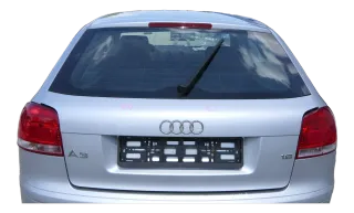 Audi A3 8P 2/3-Türer Heckklappe Klappe hinten grau silber LX7W 2/3-Türer - Bild 1