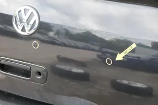 Golf 4 1E Cabrio Heckklappe Kofferraumklappe hinten Klappe blau LC5U ohneAnbaute - Bild 5