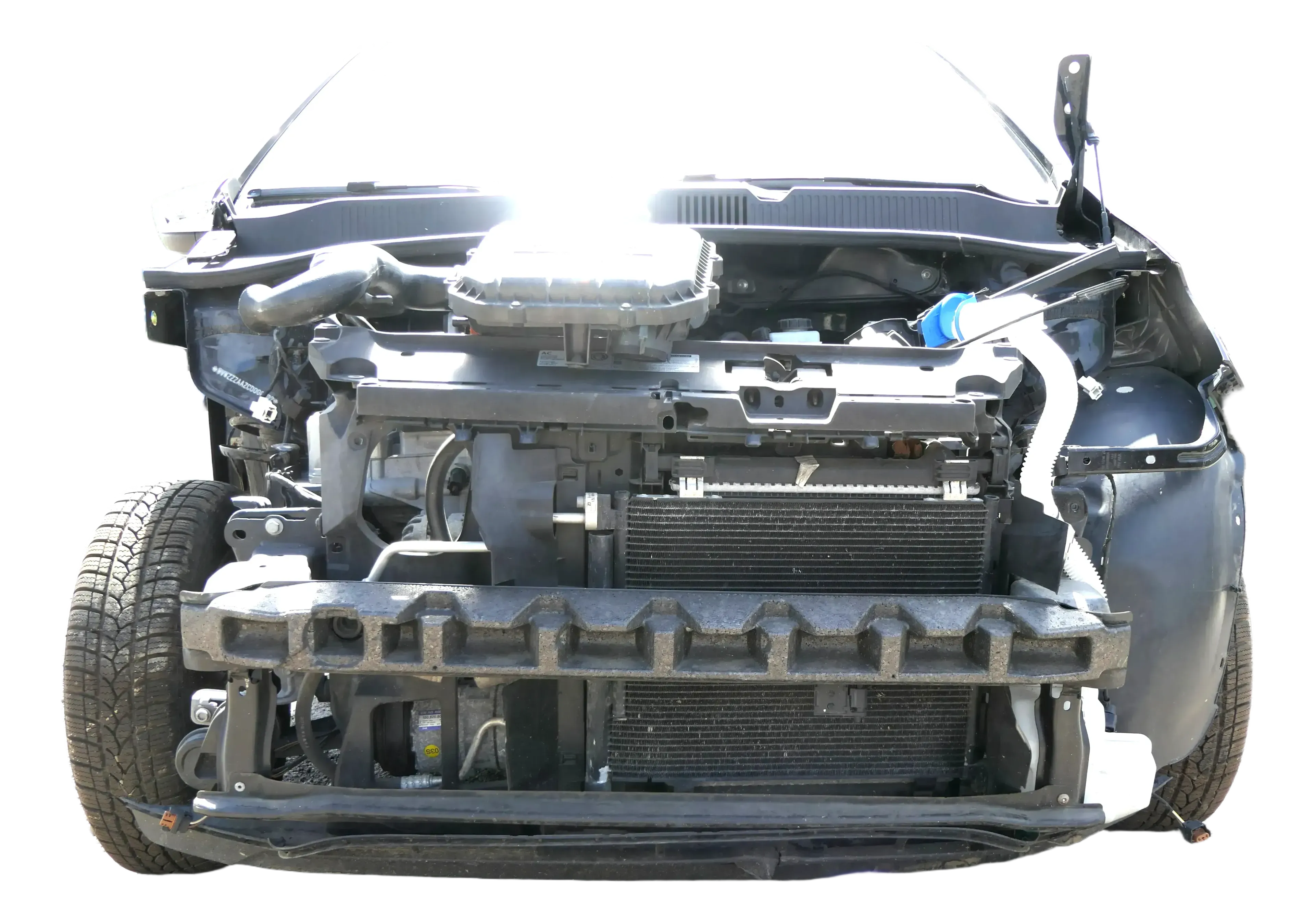 VW Up Mii Schloßträger mit Kühler und Lüfter + Kondensator vorn vorne 1S0805588H - Bild 1
