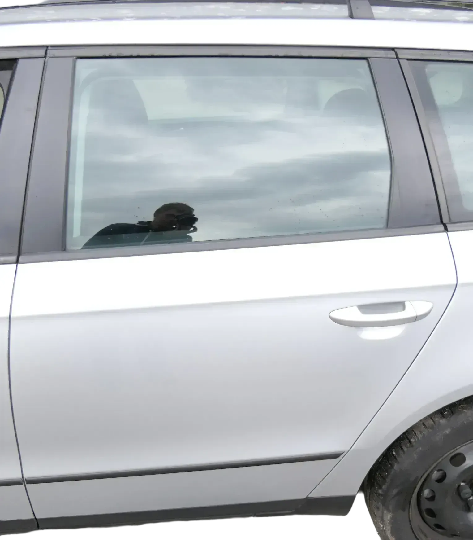VW Passat 3C Kombi Variant Tür hinten links silber LA7W - OHNE Anbauteile - Bild 1