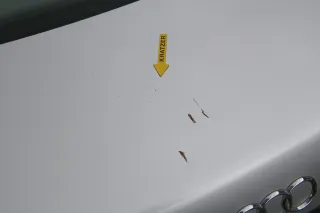 Audi 80 Heckklappe hinten Klappe Kofferraumklappe Limousine grau LY7T ohneAnbaut - Bild 7