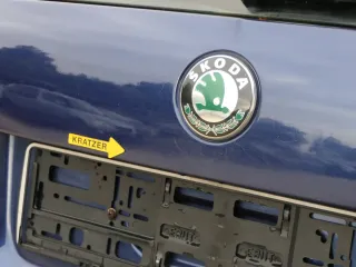 Skoda Octavia 1Z Kombi Avant hinten Heckklappe mit Scheibe blau LF5Q Klappe - Bild 7