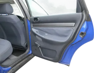 1x Audi A4 B5 Türverkleidung Verkleidung Tür hinten rechts Abdeckung Griff -blau - Bild 1