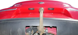 Passat 3C Limousine Stoßstange hinten Heckstoßstange Stoßfänger rot LY3D - Bild 4