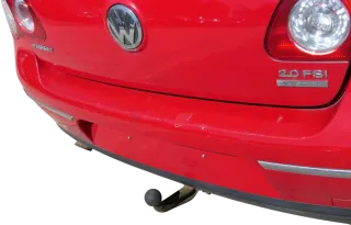 Passat 3C Limousine Stoßstange hinten Heckstoßstange Stoßfänger rot LY3D - Bild 9