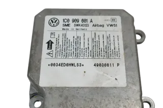 Skoda Fabia 6Y Steuergerät Airbag Airbagsteuergerät 1C0909601A 00S - Bild 3