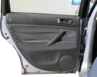 1x Passat 3B 3BG Türverkleidung Verkleidung Tür hinten links schwarz Velour - Bild 1