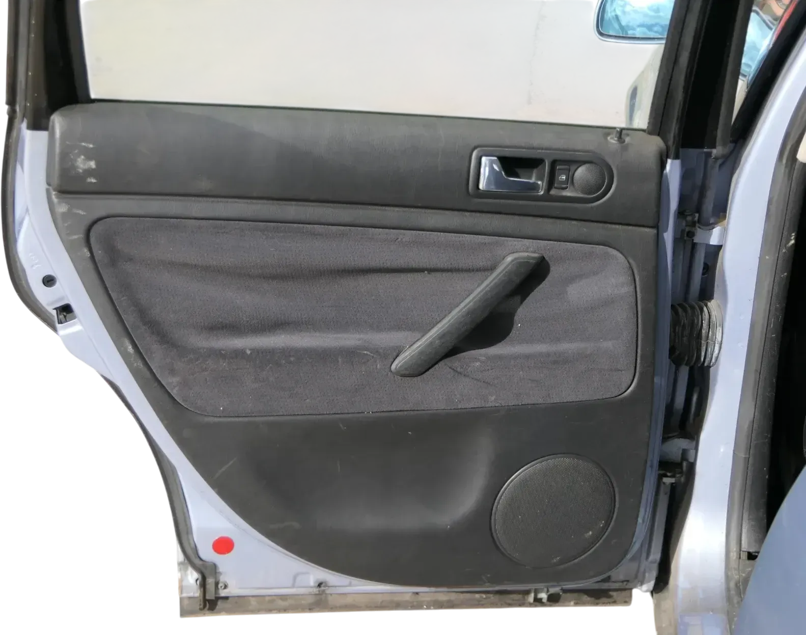 1x Passat 3B 3BG Türverkleidung Verkleidung Tür hinten links schwarz Velour - Bild 1