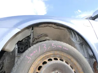 VW Passat 3B Kotflügel vorne links blau grau grün türkis (evtl. LB7T oder ???) - Bild 6
